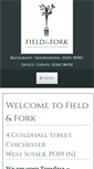 Mobile Screenshot of fieldandfork.co.uk