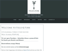 Tablet Screenshot of fieldandfork.co.uk